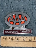 AAA license plate topper