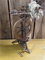 Antique miniature, spinning wheel