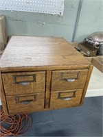 Small Oak file cabinet