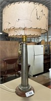 Mid Century Modern Stainless Lamp.