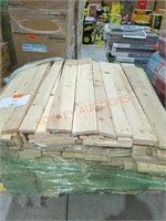 1"x4' Rough Pine Wood Boards Mixed Widths