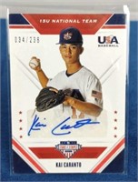 Kai Caranto Auto Card 034/236