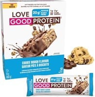 Love Good Fats High Protein Bars, Cookie Dough -