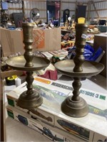 Pair Vintage brass candle sticks