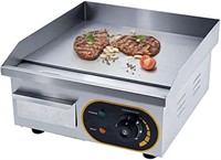 MOOTACO 22" Commercial Electric Griddle, BBQ