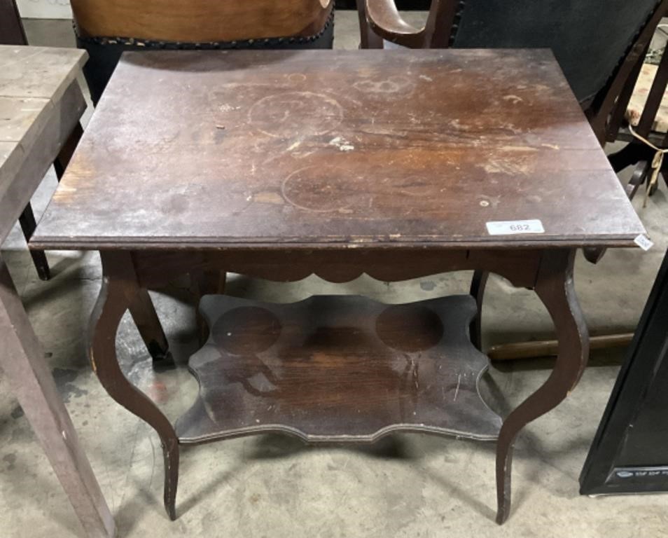 Antique Solid Wood Table.