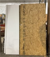 (5) Large Sheets Of Particle Board.