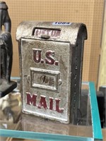 Vintage cast iron bank US Mail