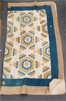 Antique early 20th century patchwork quilt