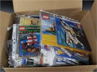 Massive lot of Legos instructional manuals, includ