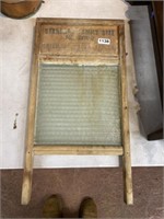 Vintage Glass washboard