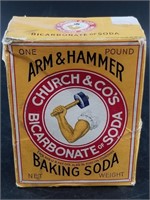Vintage box of sealed baking soda