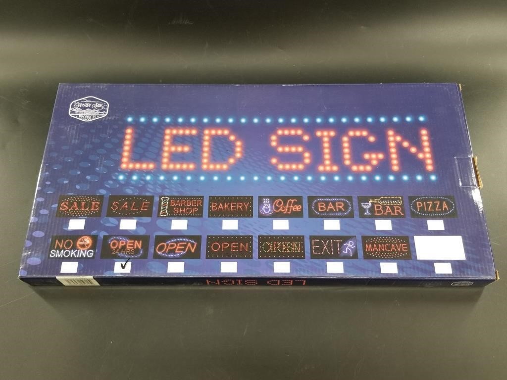 LED sign new in box 28.5