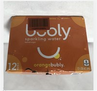 BUBBLY ORANGE SPARKLING WATER(12CANS X 355ML)
