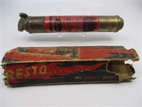 Presto CB Brass Fire Extinguisher w/Box