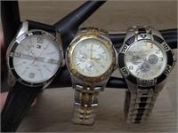 Fossil, Hilfiger, and Frondini Men's Watches
