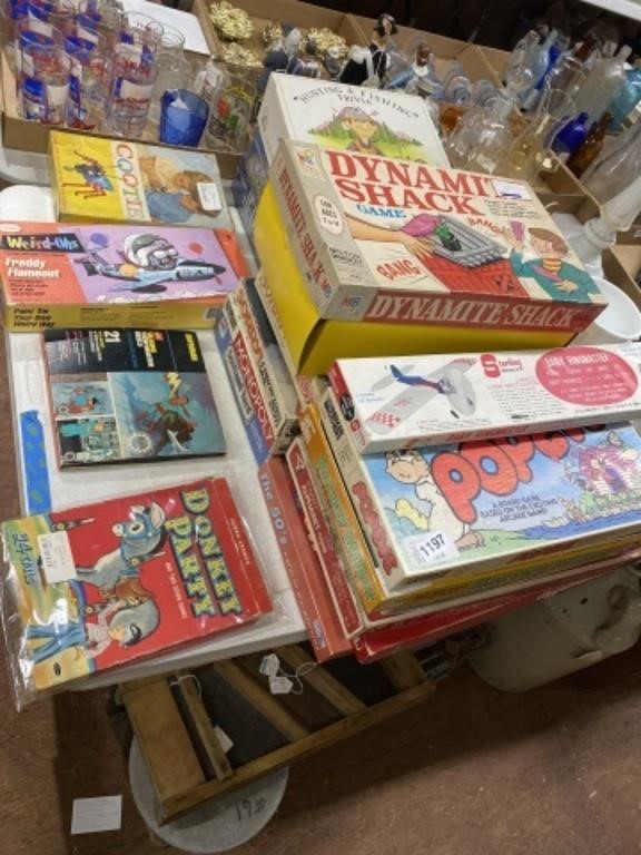 Huge lot vintage board games too many to list