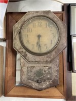 Old clock and mirror