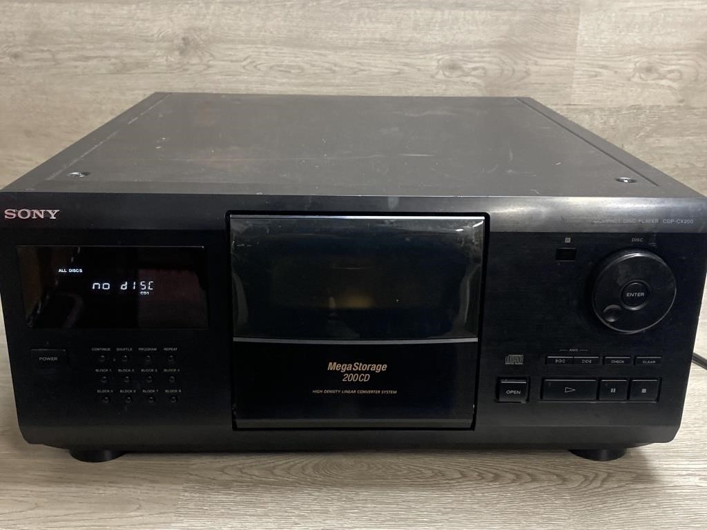 Sony CDP-CX200 Mega Storage 200 CD System