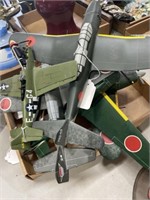 Military toy airplane lot