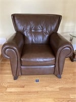 Jaymar Leatherette Overstuffed Chair Made In
