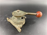 Antique bronze boat throttle by Mathers