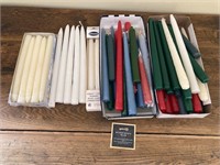 Lot of Taper Candles