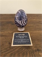 Carved Egg Shaped Stone