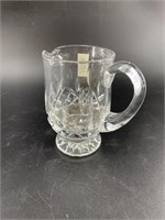 Waterford crystal creamer/pitcher 4 3/8" tall