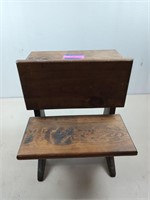 Wooden doll desk 14x13