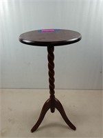 Wood small side table 24x11