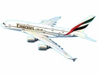 6.5 inch Emirates A380
