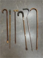 6 walking canes