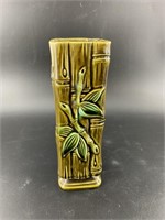 Japanese vase depicting bamboo 10"