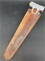 Knapp sport saw with correct leather sheath, made