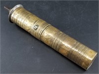 Antique pepper mill, likely Syrian, missing crank,