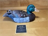Wooden Painted Mallard Duck