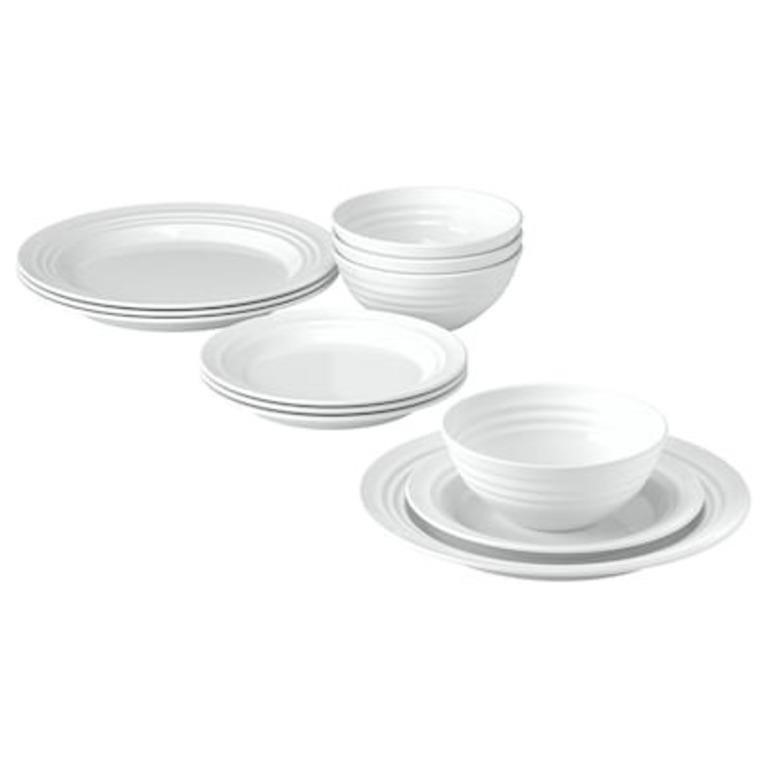 FAVORISERA 12 piece dinnerware set, 1 Set