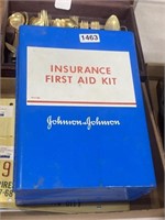 Vintage J & J first aid kit