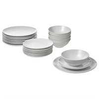 GODMIDDAG 24-piece dinnerware set, white