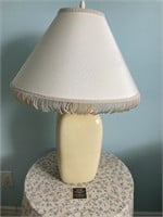 Ceramic Base Fringed Table Lamp 2/2