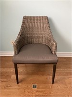 Wicker Look Indoor/Outdoor Chair