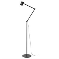 NYMÅNE Floor/reading lamp, anthracite - Black