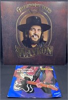 Waylon Jennings Vinyl Pair