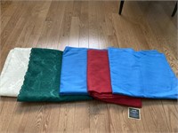 Coloured Easy Care Polyester Table Cloths