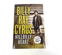 BILLY RAY CYRUS AUTOGRAPHED BOOK