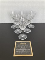 6 Waterford Crystal Lismore Liqueur Glasses 1/2