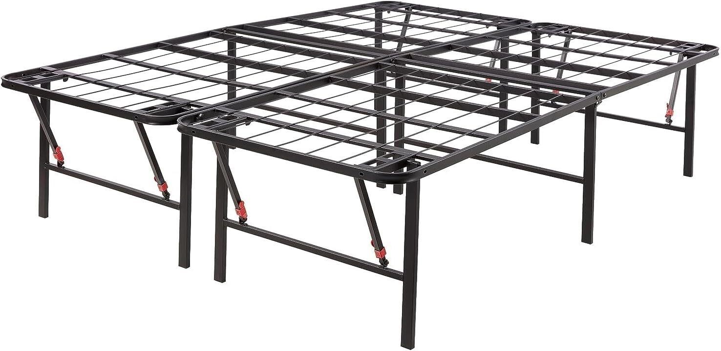 Foldable Metal Bed Frame  18 Queen