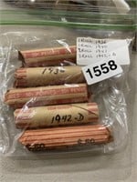 Bag rolled coins