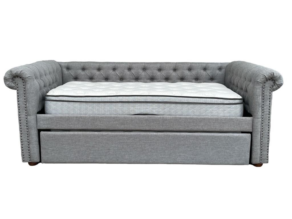 Baxton Studio Mabelle Modern Gray Twin Daybed